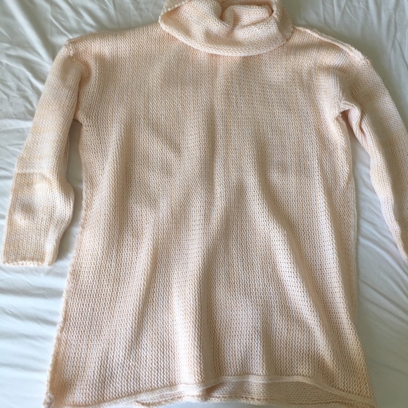 Military Hippie light pink knit sweater - Picture 1 of 1